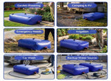 Weisshorn 240L Water Bladder Bag Portable Large Storage Tank Container Camping Outdoor RBT-HY-240L-BL