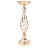 Table Candlestick Ornament Iron Twisted Curb Candle Holder Decorative Ornament Wedding Candlestick V1294-YM0710-3115230100011