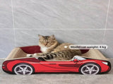 Bestselling Red Racing Car Cat Scratcher Bed Corrugated Cardboard Durable Cat Bed Scratcher V1232-HCMZQ001