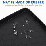 Waterproof Under Sink Rubber Mat Black for Leak Prevention in Kitchen and Bathroom V1370-AZ4-14879