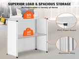 Portable Tradeshow Podium Table, 785 x 380 x 1815 mm, Display Exhibition Counter Stand Booth Fair V952-LSZST20DCSHFJDPZYV0