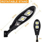 Solar Street Lights Outdoor, 60 LED Motion Sensor Lights Without Remote Control, 3 Sensor Mode, IP65 V1237-ZY-528-268