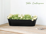 3 Pcs Metal Hanging Flower Pots for Railing Fence Outdoor Planter 15.7 Inch Hanging Bucket Pots V1258-DP02-WO-778