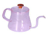 Long Spout Kettle Large Capacity Heat Resistant Easy to Clean Long Mouth Coffee PotPink V1294-YM0714-3118210257911