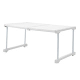 Expandable Cabinet Shelf Carbon Steel ABS PP Closet Storage Shelf Cabinet Organizer Riser Rack for V1294-YM0901-3117240329313