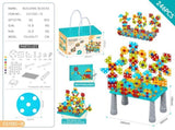 DIY Screw Assembly Building Blocks Set for Kids Ages 3-6 Creative Educational Toy with Wrench and V1341-ZY-8T7NY9HN-490PCS