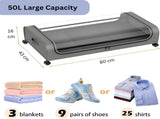 CARLA HOME XXL Under Bed Rolling Storage Containers with 50L Large Capacity and Wheels LSB-36123