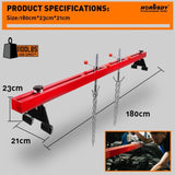 HORUSDY 1.8M Engine Support Bar Engine Load Leveler Transmission Dual Hook 500Kg V465-86336