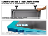 Insulated Portable Cooler, 49 L, Holds 50 Cans, Retention Hard Cooler with Heavy Duty Handle, V952-BXSYLQQZS55QTAYNBV0