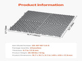 Interlocking Drainage Mat, 41.5 x 41.5 cm Modular Interlocking Cushion, 24 Pcs Splicing Drainage V952-CKPSD157157IYIV1HV0
