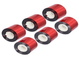 6PCS Bird Deterrent Reflective Scare Tape Bird Repellent Ribbon for Garden Supplies Silver Red V1294-YM0901-3111210189211