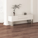 VEVOR Interlocking Vinyl Floor Tiles 48 x 7.3 inch, 10 Tiles 5.5mm Thick Snap Together, Deep Brown V952-LSYXJDDLSSZMN0E56V0