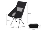 Portable Compact Camping for Outdoor Camp Travel Picnic Lightweight Folding High Back Camping V1308-DSZKI-12-1