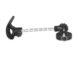 Marine Fish Finder Transducer Mount Bracket with Quick Release Base, 180&deg Adjustable Aluminum Pole V1341-ZY-5265GPAN-SILVER