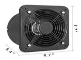 Industrial Ventilation Extractor Metal Axial Exhaust Commercial 12 inch Air Blower Fan 250MM opening V952-PQFJYNF-250-2T001V7