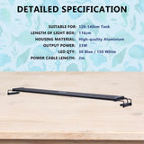 27W Set 2 Aquarium Blue White LED Light for Tank 95-115cm V274-AQ-LED100-27W-X2