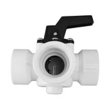 3 Way Diverter Water Valve for 1.25 Inch 1.5 Inch Female Thread ABS PVC 3 Way Hose Adapter for V1294-YM0901-3111240046511