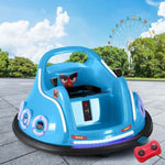 Kids Ride On Car Bumper Electric Toys Cars Light Remote Angry Birds Sticker Blue RCAR-BUMPER-BU