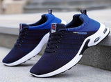 Men's Fashion Sneakers with Breathable Mesh and Cushioned Sole - Black - Size 9 V1106-M-SHOE-7290-BLAC-9AU9EU42