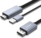 BENFEI 344GY-5M HDMI to DisplayPort Unidirectional 4K Active Cable with USB Powered 5M V28-ELEBEN344GY5M