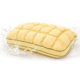 Fluffy Pillow Breathable Cute Pineapple Puff Pillow for Bedroom Sofa - Yellow V1263-JX-8062-1