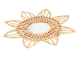 Rattan Innovative Art Decoration Makeup Mirror Retro Dressing Bathroom Wall Hanging MirrorFlower V1294-YM0715-3115210268612