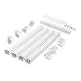 4.8m Mini Split AC Line Set Cover Kit PVC Duct for Central Air Conditioner Installation V63-953361