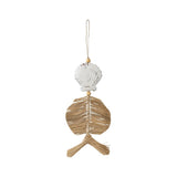Handcrafted Shell W Grass Wall Art 18x50cm V637-33726SHL