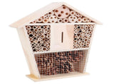 Gardening Wooden Insect Small House Shelter Nesting Handicrafts Decoration for Bee Bug V1294-YM0901-3111200119311