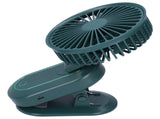 3Gears Portable Electric Fan Fully Automatic Shaking Head Electric Fan USB Charging for SummerGreen V1294-YM0901-3113210043313