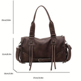 Women'S Travel Tote Bag Brown Travel Bag Stylish Travel Bag Durable Tote - Orange - Size M V1347-127-83039-ORG-M