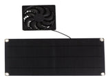 Solar Powered Fan Portable Monocrystalline Silicon 10W IP65 Waterproof Exhaust Fan for RV 18V V1294-YM0703-3114230003811