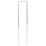 100Pcs U Shaped Garden Stakes Galvanized Steel Landscape Stakes Pins for Weed Barrier Sod Fabric V1294-YM0703-3111230111512