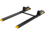 Pallet Forks, 907 kg Clamp on Pallet Forks, 1490 mm Total Length Heavy Duty Pallet Forks with V952-HCS60INCH400083LFV0