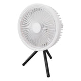 Tripod Stand Fan USB Rechargeable Retractable Portable Camping Fan Hanging Fan with Remote Control V1294-YM0901-3113230159611