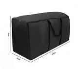 1 Piece 420D Outdoor Cushion Storage Bag, Waterproof Oxford Fabric with Zip and Handles for Patio V1189-LC-HW-00241
