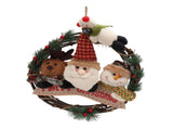 Christmas Wreath Fadeless Durable Joyful Vibes Rich Bright Colors Grapevine Wreath for Door Window V1294-YM0512-3115220135112