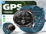 Men'S Outdoor Smart Watch GPS Sports Watch Water-Resistant Smart Watch Wireless - Gray-orange - Size V1106-937-43627-GRA-01