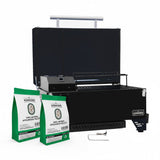 ASMOKE AS350 Portable Smart Wood Pellet Grill 2 x 20LB Assorted Flavors Wood Pellets V642-XFAS-AS350-BLK-WOPEL20LBX2