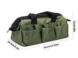 Professional Thick Fabric Construction Tool Bag High Capacity Design Dustproof Coating For Jobsite V1366-AZ2-W-16839
