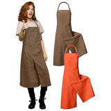 Ceramic Aprons with Split Legs for DIY, 2PCS Long Aprons for Women and Men V1188-QC108-006945-1
