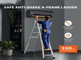 Telescoping Ladder A Frame 20 FT Extension Multi-Function for Homework V952-DGNAZXYST62MS3QAVV0