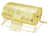 Raffle Drum, 16.1 x 12 inch Brass Plated Raffle Ticket Spinning Cage, Holds 5000 Tickets or 200 V952-CJGJS16YC000Z86CGV0