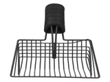 Reusable Metal Cat Litter Sand Scoop Sifter Shovel Pet Cat Cleaning Supplies BlackL V1294-YM0901-3117200151711