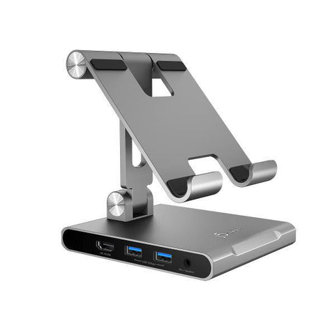 J5create JTS224 Multi-Angle Stand Docking Station for iPad, Samsung Tablet, Surface Pro 8 V177-MA-15A-JTS224