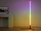 Artiss RGB LED Floor Lamp Remote Control Corner Light Stand Gaming Room 150CM LAMP-FLOOR-RGB-150-BK