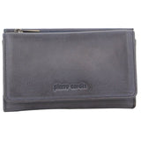 Pierre Cardin Womens Soft Italian Leather RFID Purse Wallet Rustic - Teal V563-PC-8776-TEAL