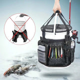 Multi-Functional Tactical Fishing Bucket Backpack, Waterproof Large Capacity, Built-in Livewell, All V1232-DYT-SND-001