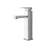 Cefito Bathroom Basin Mixer Tap Square Tall Faucet Vanity Laundry Chrome TAP-A-81H57T-SI