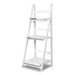 Artiss Bookshelf Corner Shelf 3 Tiers - ZANE White ST-CAB-SHELF-3T-WH